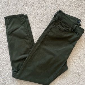 Ann Taylor The Skinny Curvy Fit Jeans - Olive Green
